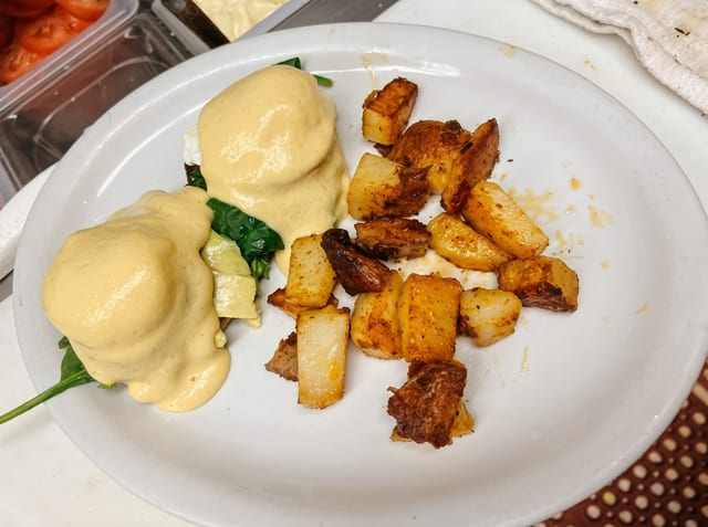 Bacon Lover Benedict.